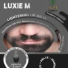 Application of Luxie M lip Balm on Lips