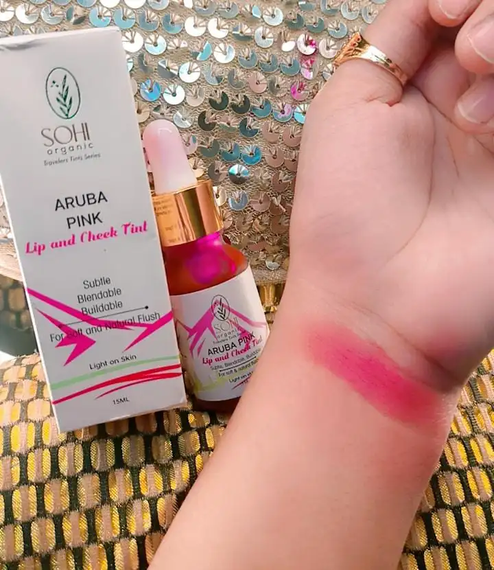 Aruba Pink Lip & Cheek Tint photo review