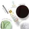 Natural whitening serum with glutathione